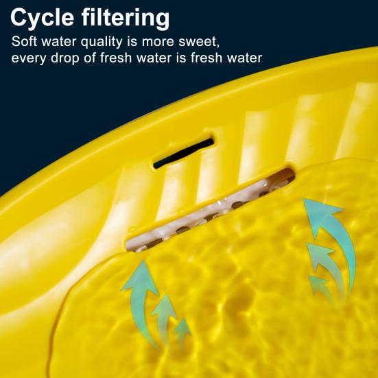 6 Pcs Cat Water Fountain Replacement Filters High-density Microporous Filter Mesh