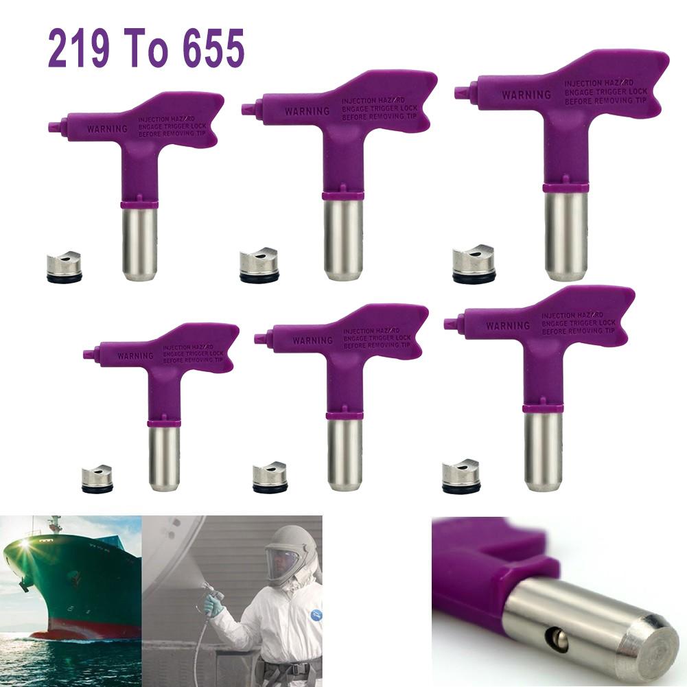 Steel Airless Spray Nozzle with Variable Fan Widths from 3.9 to 13.7 Inches Depending on Series for Customized Coating Coverage