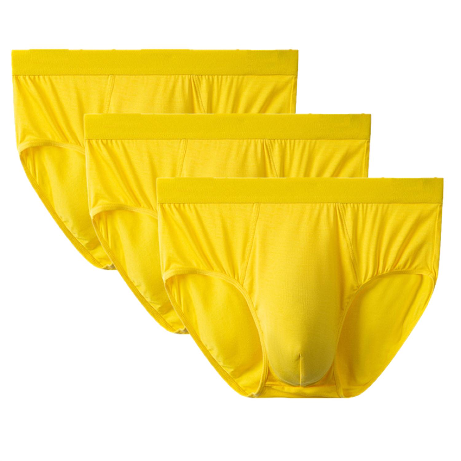 

3 шт. Мужское нижнее белье Большого размера Брифы Со средней посадкой Трусы Нижнее белье Дышащие трусы L XL 2XL 3XL 4XL 4XL