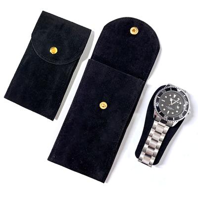 Embers Watch Bag Green Blue Black Flannelette Gift Bag Travel Storage Case Durable Portable Watch Dust Protection Case