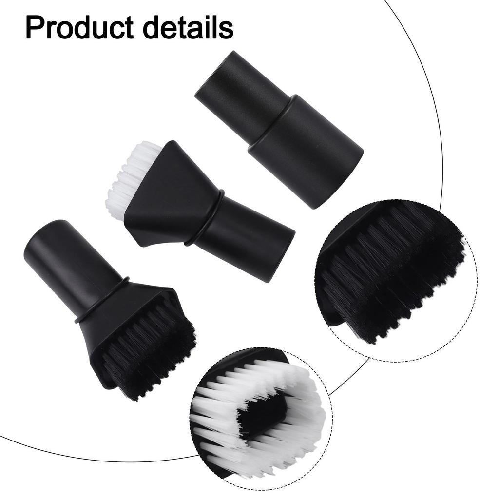 For Karcher Vacuum Cleaner Accessories Hard and Soft Bristle Brushes Set