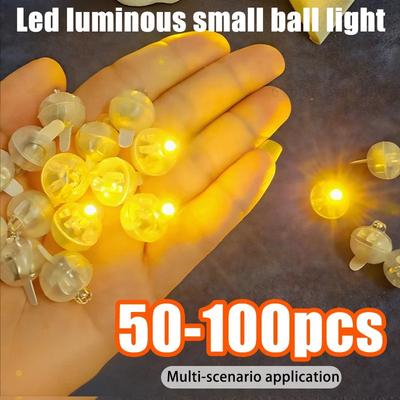 100 PCS Mini Guirlandes Lumineuses LED Scintillantes Blanc Chaud Décorations de Noël pour Gobelet Ballon Lanterne Guirlande Lumineuse Féerique Fête Mariage Maison