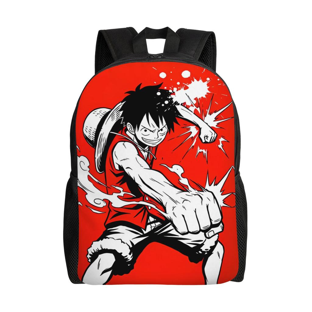 Luffy Gear Five Manga Backpack Ones Pieces Women Polyester College Backpacks Big Style High School Bags Rucksack