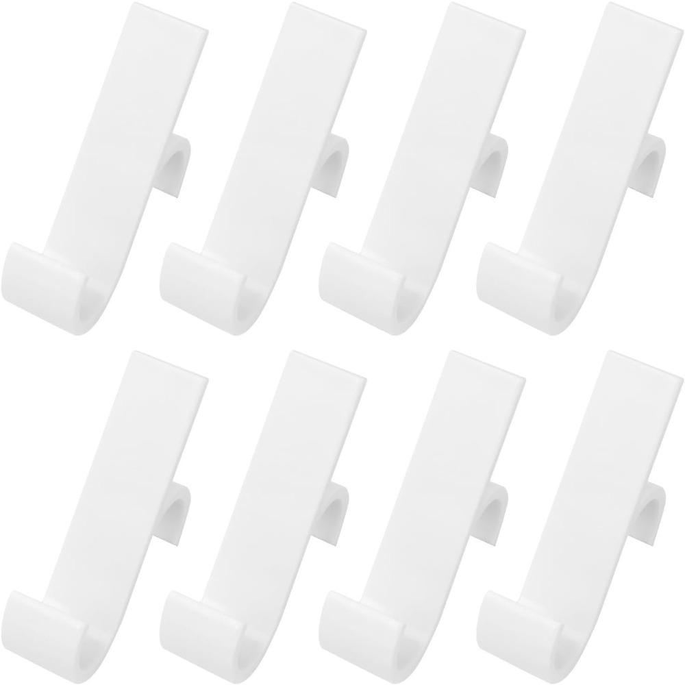 Cârlige de uscare pentru calorifer din plastic, Design negru detașabil - Umerașe economice pentru prosoape și haine pentru baie și spălătorie