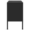 TV Stand in Black 105 x 35 x 50 cm Steel