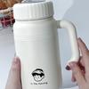 Large Capacity Stainless Steel Water Bottle Stylish Tea Cup Durable Vacuum Flasks  Outdoor Use
