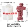 3D Cute Cat And Dog Silicone Candle Mold DIY Cartoon Animal Sheep Beavers Scented Home Candle Chocolate Cake Decor