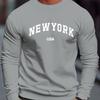 Herren Relaxed Fit Rundhals-Sweatshirt, Atmungsaktiv & Pflegeleicht