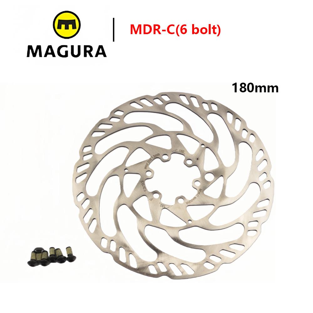 MAGURA MDR-C Mountain Bike Rotors 2mm Thickness 6 Bolt Bicycle Disc Brake Rotors 180mm For Complete MT Series