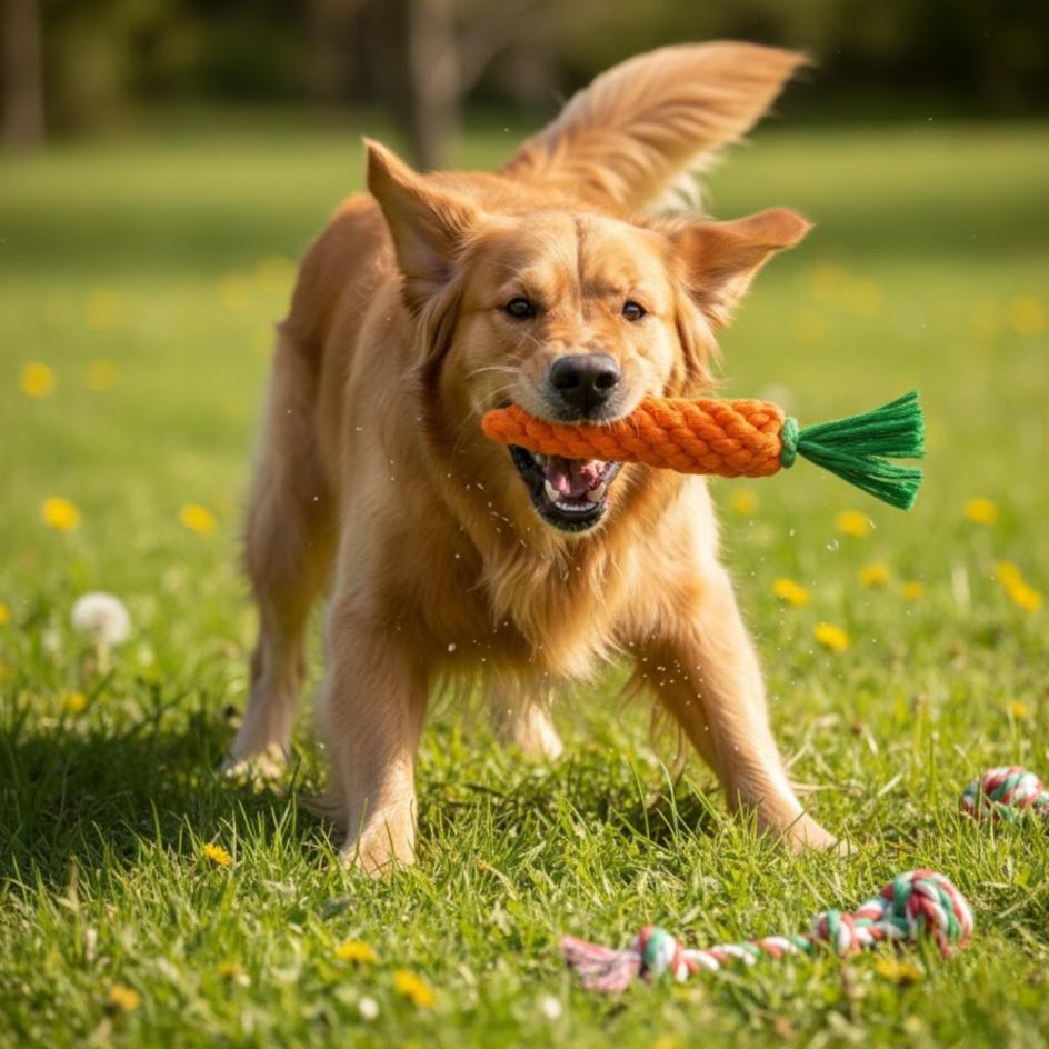 Set of 12 strong chew toys for dogs, strong and durable set of PetJet toys