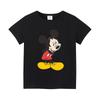 New Childrens ShortSleeved TShirt Fashionable Mouse Print Kids Solid Color Cotton Soft Clothes Boys and Girls Tops