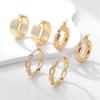 European Fashion Zirconia Cable Knit Shape Earrings for Women - Light Luxury Niche Design Ear Studs