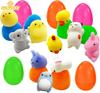 Party Favors Bulk hi Squishy Toy Mystery Prefilled Easter Eggs Squishies Toy for Easter Eggs Fillers School Classroom Prizes