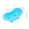 Plastic Hamster Bathing Bathtub Pet Mouse Bath Toy Small Pet Cage Accessories for Rats and Mice