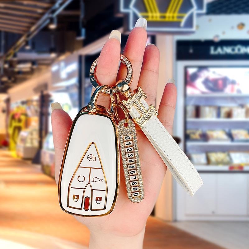 Compatible Car Key Cover for Changan CS75plus, Yidong CS55, CS35plus, and Oshan X5/X7 Models
