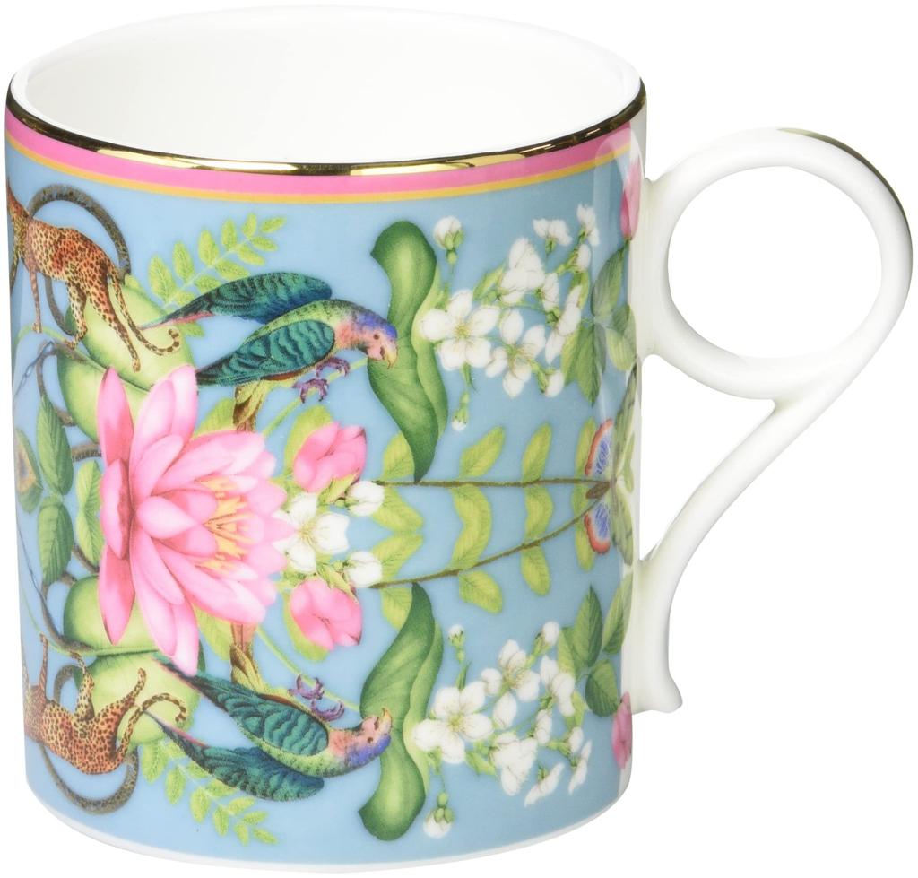 Wedgwood Wanderlust Wedding 1057273 Mug, 250ml, Menagerie, Gift, Blue, (Officially Imported)