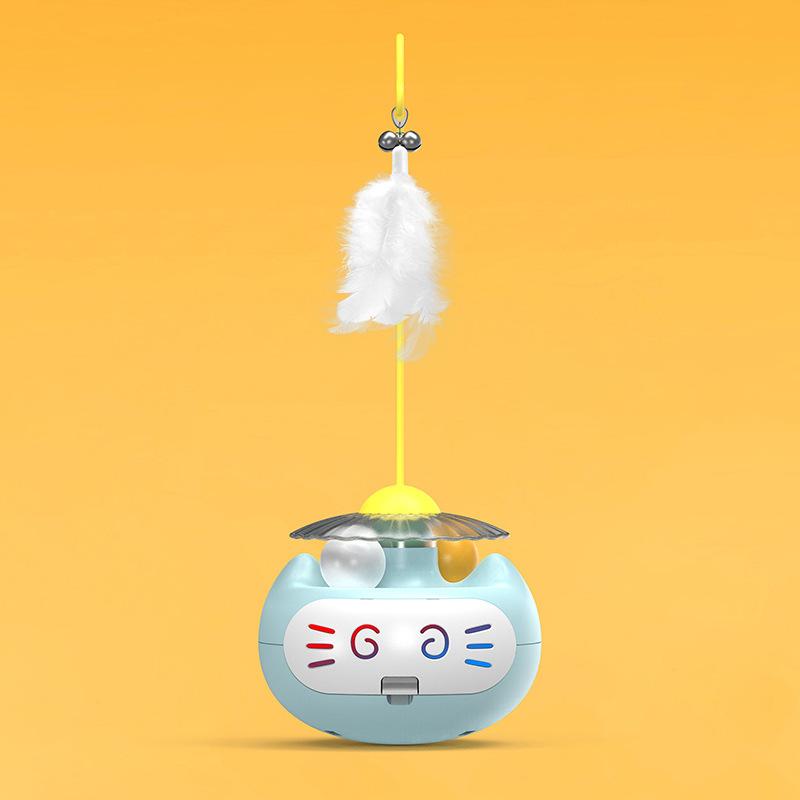 Pet Toys - Inflatable Toy Cat, Self-amusing Cat, Mint Relief Cat, Feather Bell, Glowing Cat Toys and Accessories.