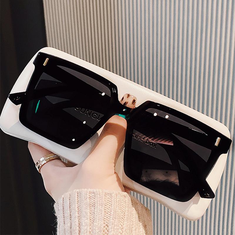 Fashion Men Square Sunglasses Women Designer Luxury Cat Eye Sun Glasses Female Classic Vintage UV400 Outdoor