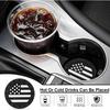 JUSTTOP Car Cup Holder Coaster,American Flag Non-Slip Ert Car Cup Coaster,Car Accessories Interior For Women And Man,4 Pack Black