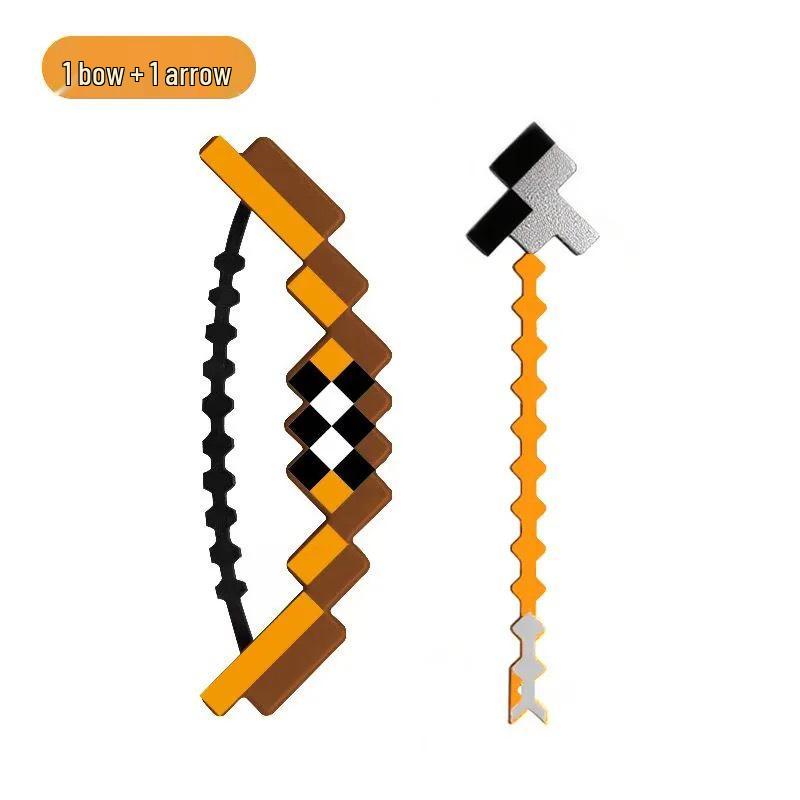 Большой зачарованный лук и стрелы из Minecraft - Креативный студенческий сувенир