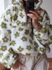 Felpa Pullover Calda in Pile da Donna Europea e Americana Autunno/Inverno 2025