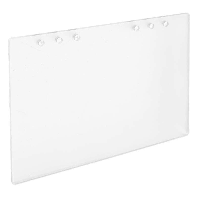 Binder Cover Acrylic Notebook A5 Organizer Notepad Filling for Protector Office