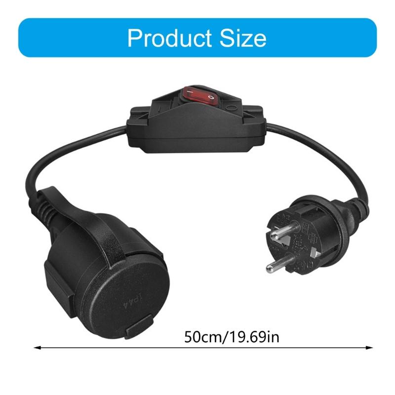 4.8mm To 4.8mm Power Cord Extension Cord With Protective Cover Male Plug To Female Socket Electric Wire For Electronic