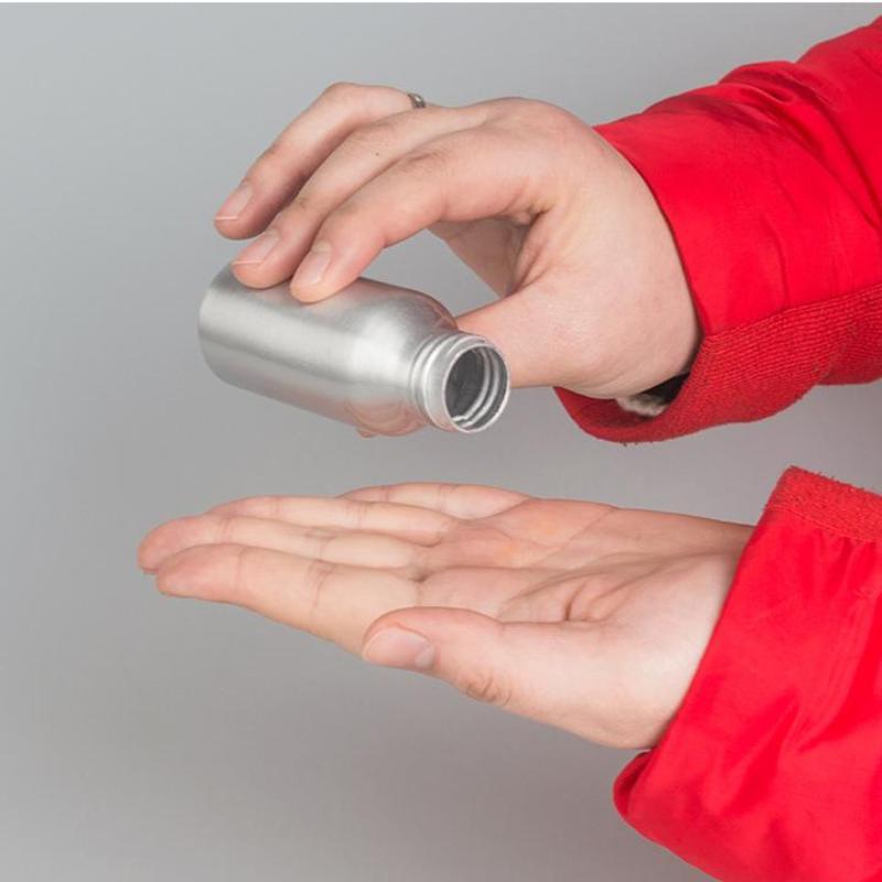 Refillable Aluminum Foam Soap Dispenser: Rustproof Portable Pump for Shampoo, Shower & Kitchen