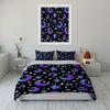 Starry Moonlit Background Bedding Set For Kids Luxury Gift 3Pcs Digital Print Comforter Set Soft Comfortable Breathable