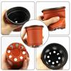20PCS Garden Decor Garden Supply Plastic Nursery Pot Planter Seed Trays Plant Pots Flower Bucket