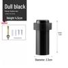 Stainless Steel No-Drill Rubber Door Stopper with Thickened Large Engineering Spring