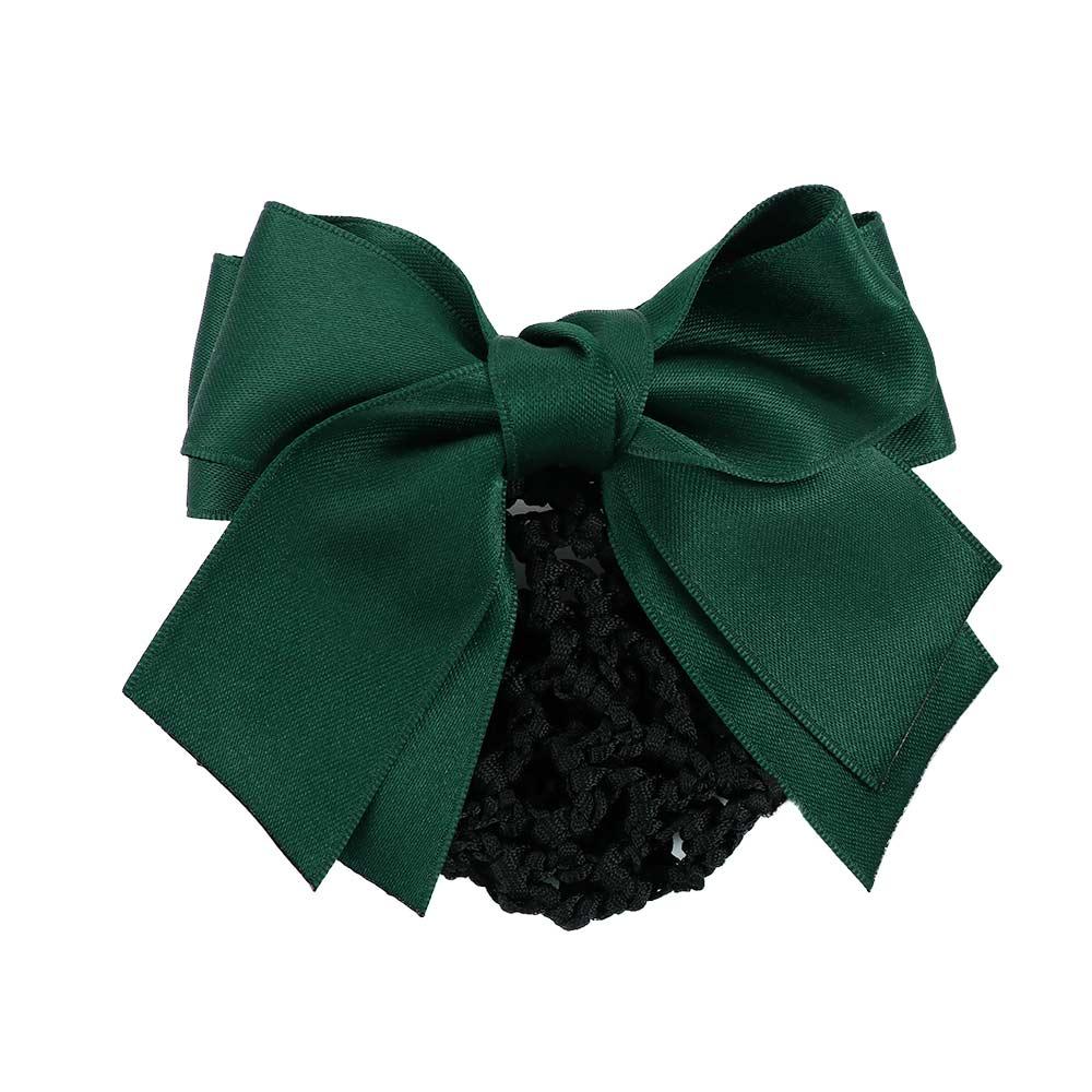 Hair Clip Elegant Hotel Female Nurse Bowknot Hairgrips Cover Net Ponytail Clip Women Spring Clip Korean Bun Snood