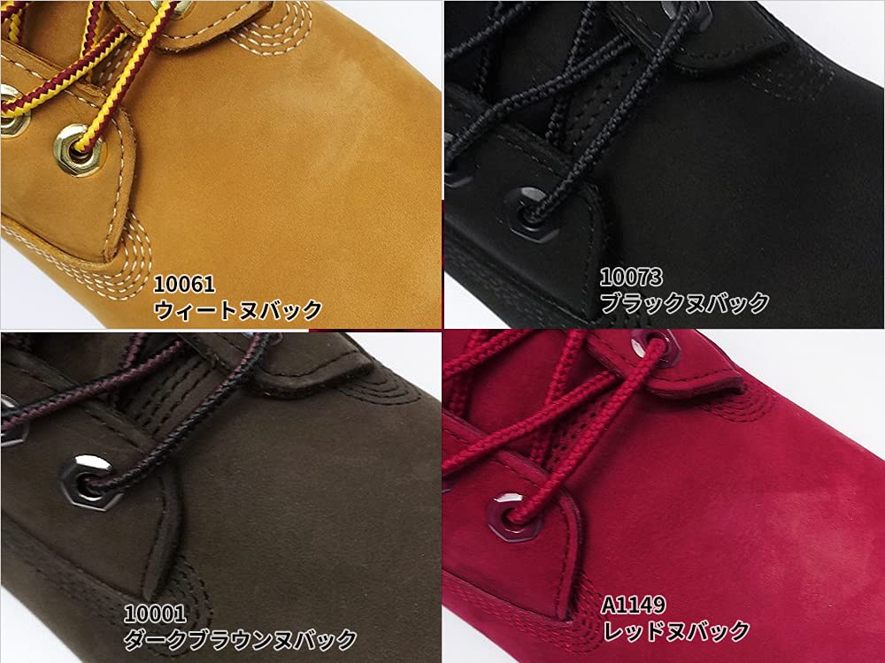 Timberland Icon Premium Genuine 10073 Size 6-inch Boots, Men's, Waterproof, Leather, (Black Nubuck), 27.5cm (US 9.5)