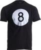 Vintage verblasste 8 Ball | Billardhalle Hai Billardspieler Hustler Unisex T-Shirt