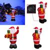 Festive 1.5m Inflatable Santa Claus Air Model Christmas Decoration Prop For Party Venue
