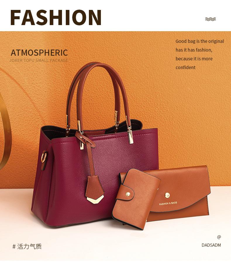 2026 Large-capacity Bags Women's New Style Multi-piece Bag Popular Shoulder Tote