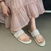 Fashion Summer Beach Slides Fashion Round Toe Women Flats Slippers Shoes Female Flip flops Flats Slippers Sandals Shoes For Ladies