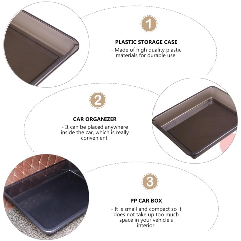 LIFKOME Car Storage Shoe Car Car Storage Accessory Small Item Tray Accessories, Tray, Tray, Box, Tray,