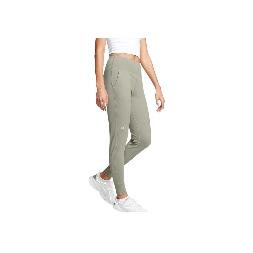 Under Armour Movement Solid Lightweight Comfortable Mid-Rise Slim Fit Sports Long Pants Women pants Green 1375078-504
