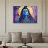 An Interesting Shiva Hindu Deity Background Cloth for Outdoor and Indoor Party Decoration