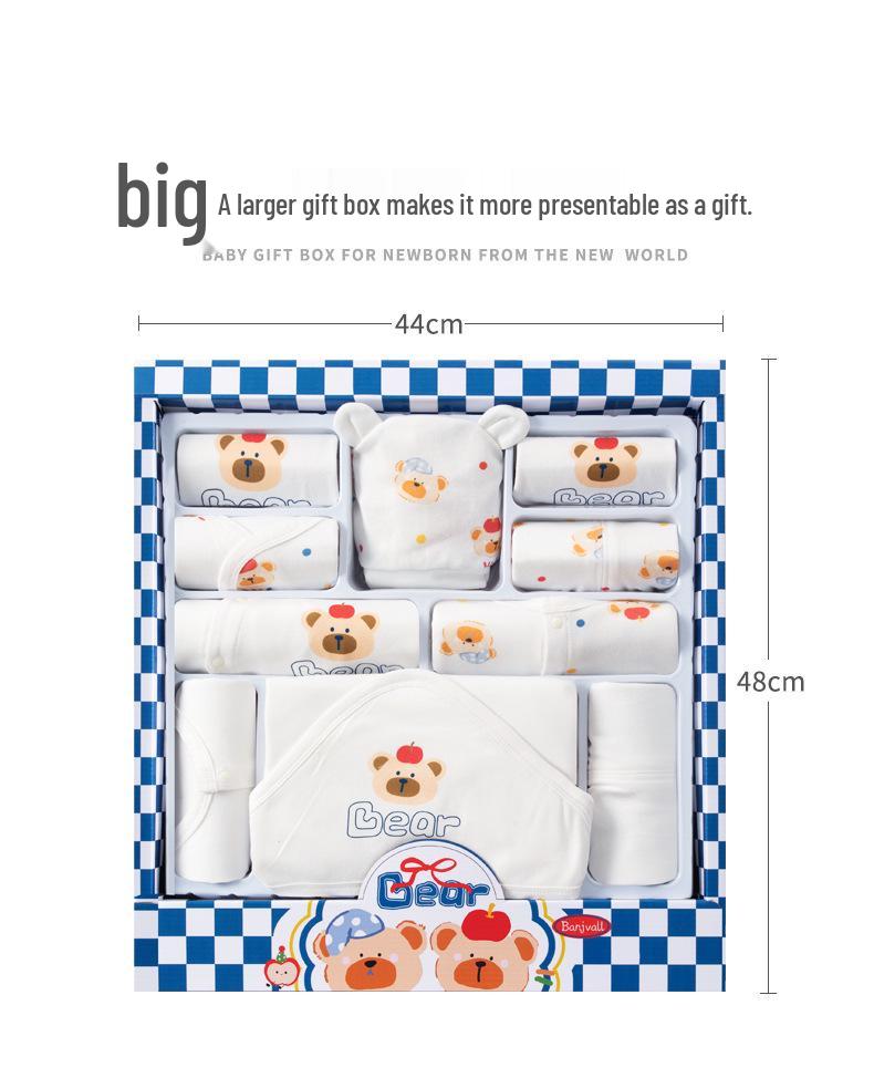Autumn/Winter Newborn Baby Clothes High-End Pure Cotton Gift Set