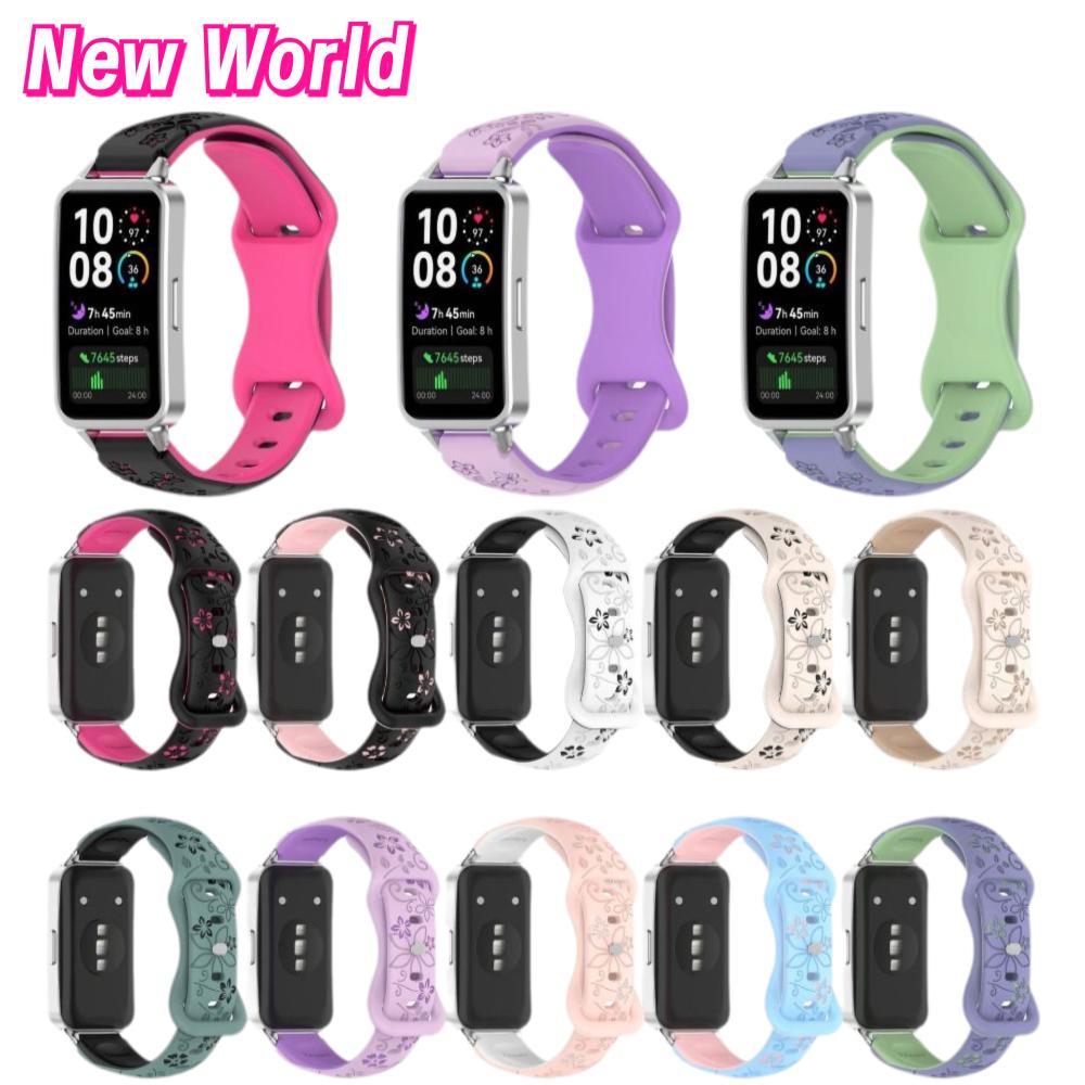 New Silicone Wrist Strap Replaceable Adjustable Band Belt Soft Smart Watch Wristband for Huawei Band 11 11Pro 10 8 9 Man Female