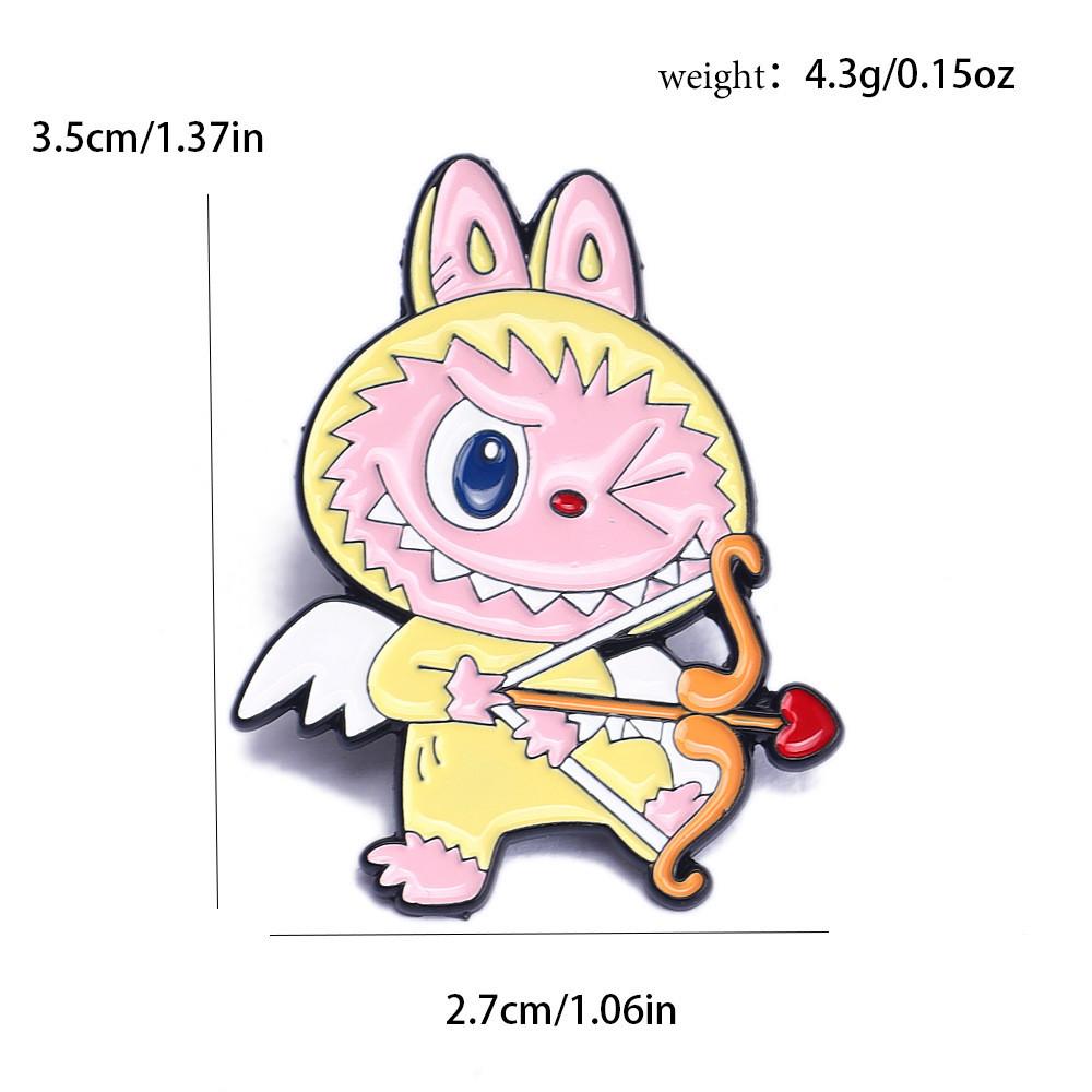 Fashion Cartoon 3d Brooch Alloy Pins Jackets And Casual Accessory Wear