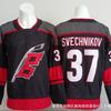 Hokejový dres Pánský Dlouhý Rukáv Ledový Uniforma S Vyšívanými Čísly 20 24 37 Styl Týmu Hurricanes