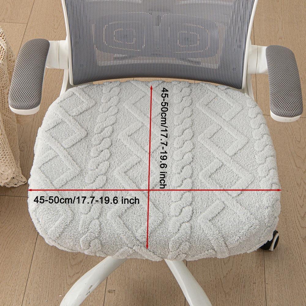 Universal Office Chair Seat Covers Jacquard Removable Computer Chair Cove Washable Thickened Chair Dustproof Cover