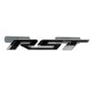 Metal RST Logo Car Front Grille Emblem Auto Trunk Sticker for Chevrolet Camaro Cavalier Onix Cruze Aveo Silverado la2