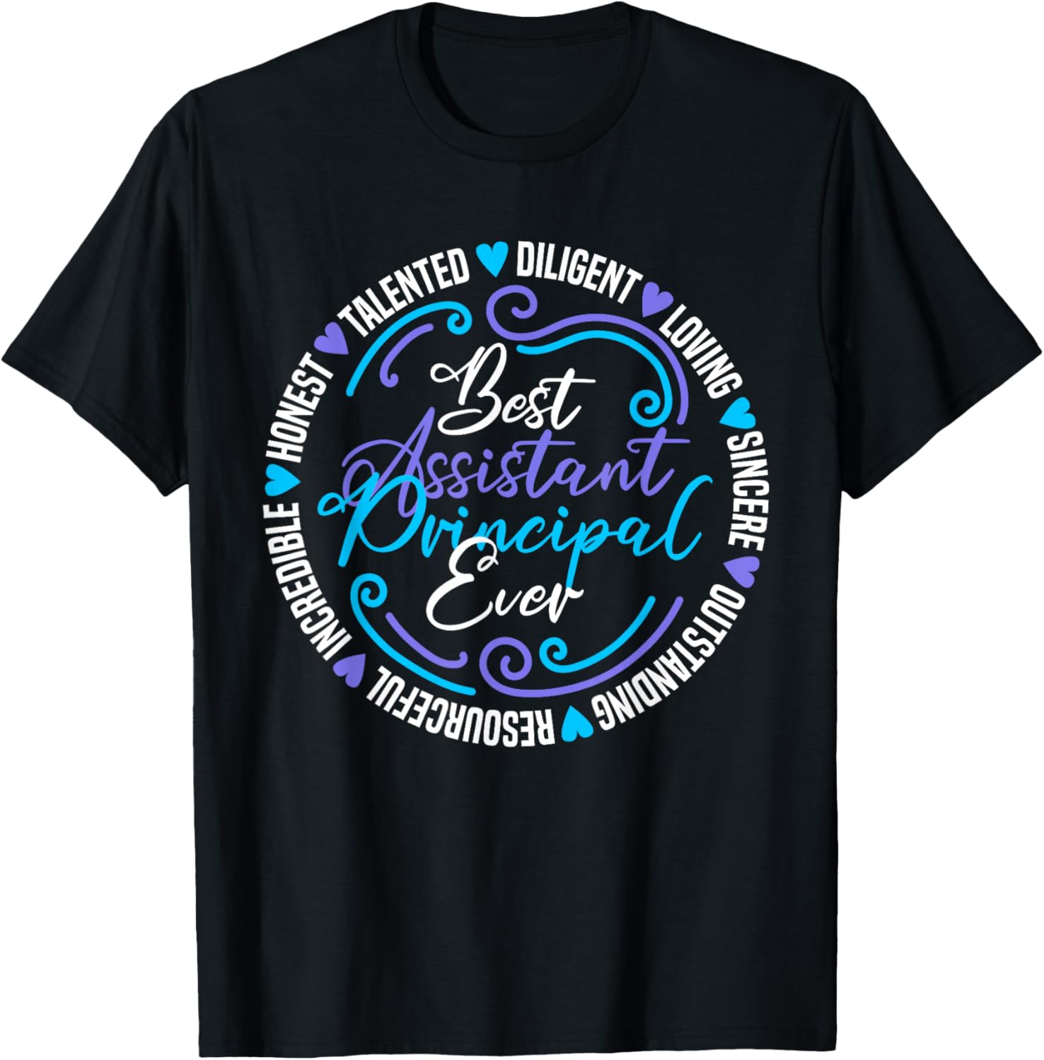 Best Assistant Principal Ever Assistant Principal T-Shirt S разноцветный