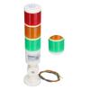 BERM Signal Tower Always Bright LED 3 Colour Alarm Light Foldable Warning Device AC220V