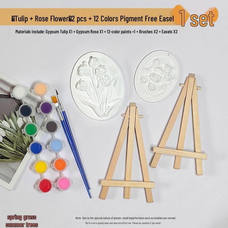 Mini Plaster Doll DIY Coloring Kit – Handmade Creative Toy & Gift Ornament