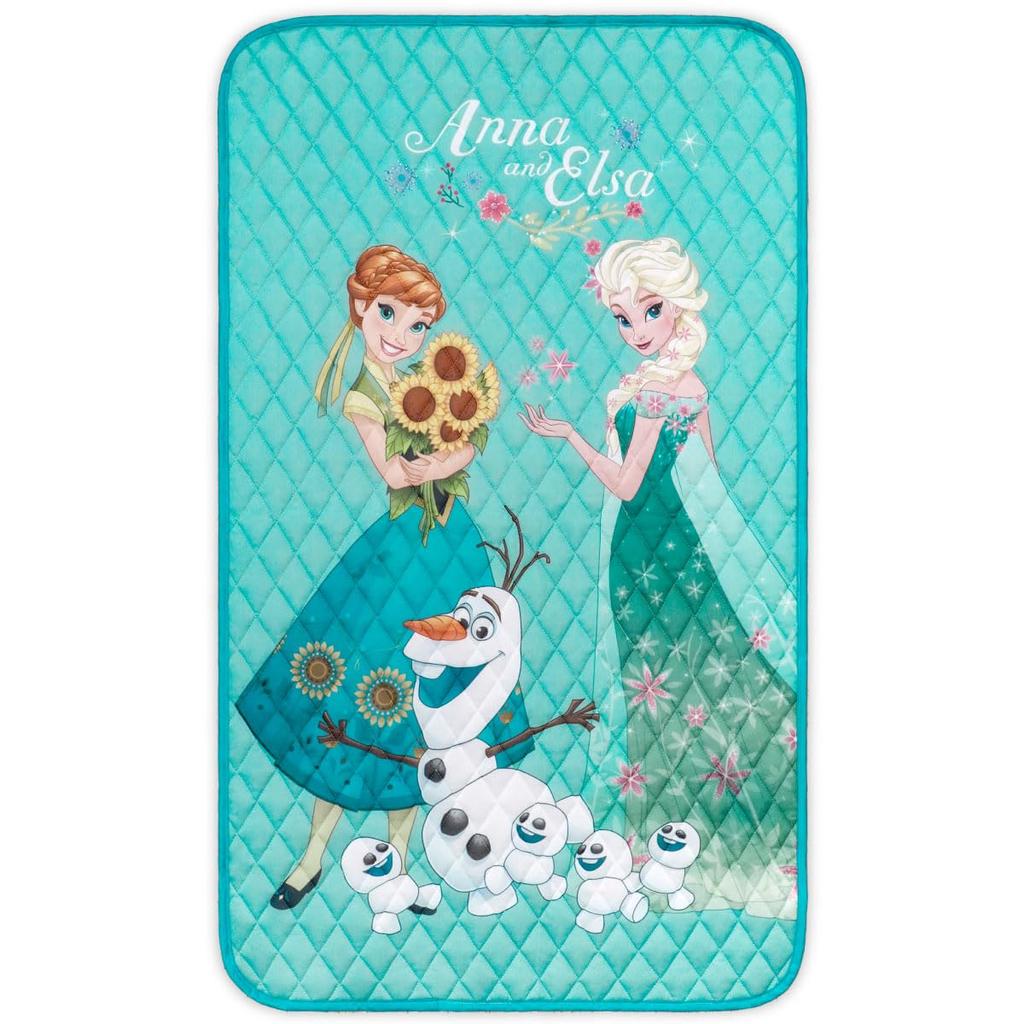 un doudou Baby Cooling Mattress Pad, 70x120cm, Disney Frozen Design with Elastic Corners, Perfect for Naps and Preschool, NZ3300-FR